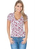 Blusa estampada rubi